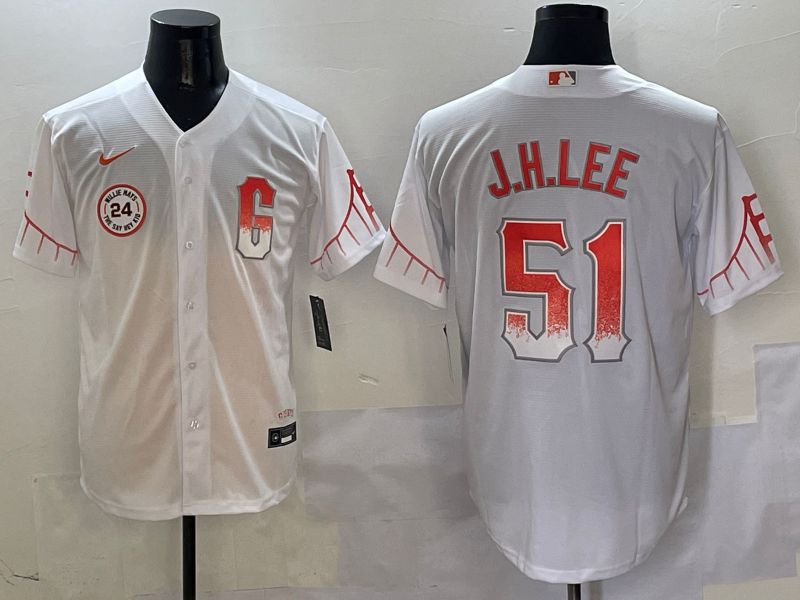 Men San Francisco Giants #51 J.H.Lee White Game Nike 2025 MLB Jersey style 8->san francisco giants->MLB Jersey